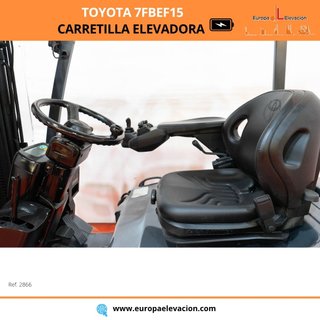 CARRETILLA ELEVADORA ELECTRICA TOYOTA 1500 KG