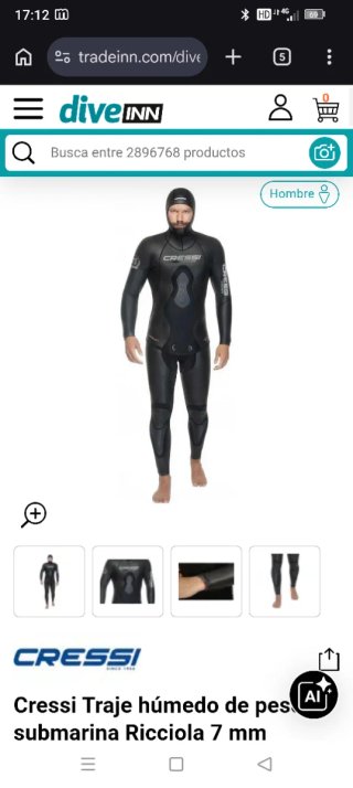 Traje de pesca CRESSI Ricciola 7mm