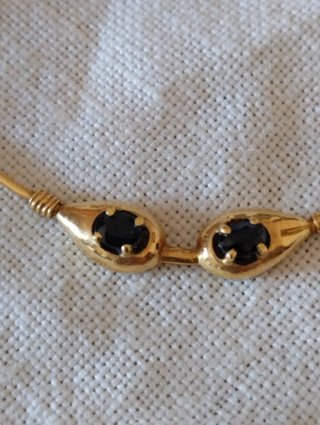 Collana Oro 750 con Zaffiri Blu. Vintage