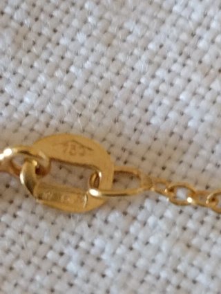 Collana Oro 750 con Zaffiri Blu. Vintage