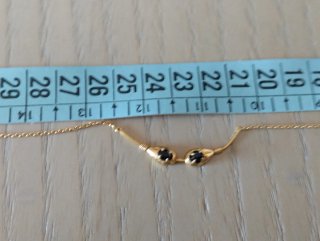 Collana Oro 750 con Zaffiri Blu. Vintage