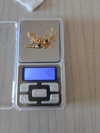 Collana Oro 750 con Zaffiri Blu. Vintage