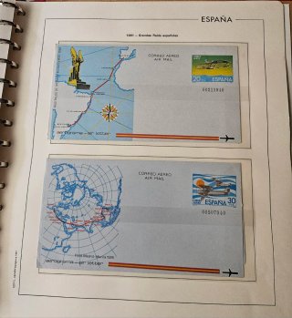 Aerogramas España 1982 Sellos