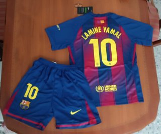 Equipación Infantil Barcelona Lamine Yamal 10