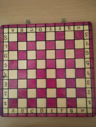 Tablero de ajedrez de madera