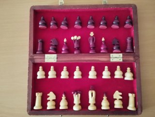 Tablero de ajedrez de madera