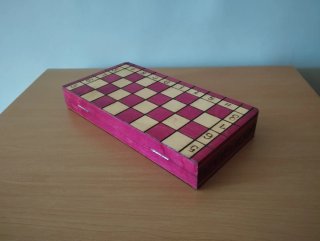 Tablero de ajedrez de madera
