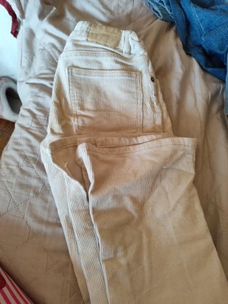 3 Pantalones niña azul y beige
