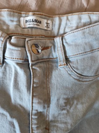 3 Pantalones niña azul y beige