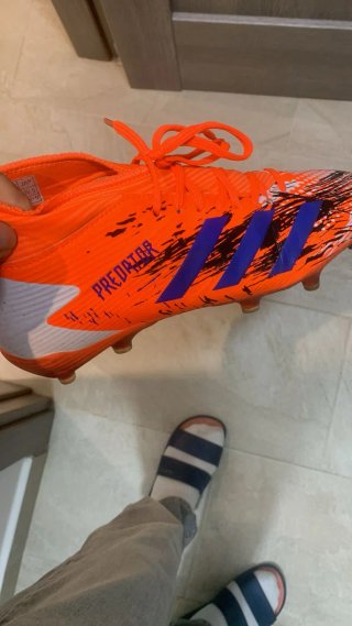 Botas de fútbol Adidas Predator Naranja  43