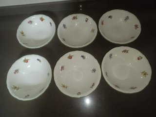 6 Cuencos San Claudio Frutas y Flores