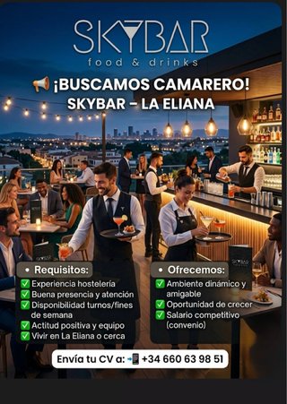 Se busca camarero