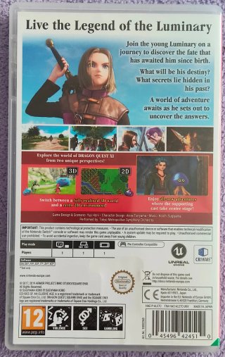 Dragon Quest XI S Nintendo Switch