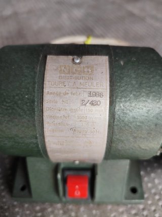 Mola da banco verde