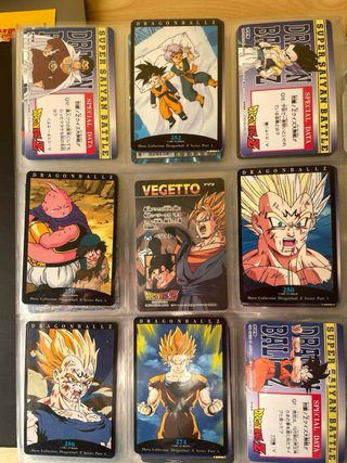 Lote Cartas Dragon Ball Z Hero Collection