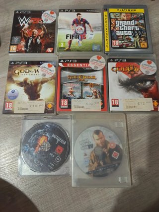 Consola Sony PS3 Negra + Mando y Juegos