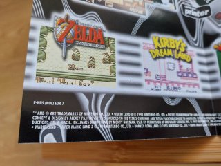 POSTER JUEGOS GAME BOY Y NINTENDO 64