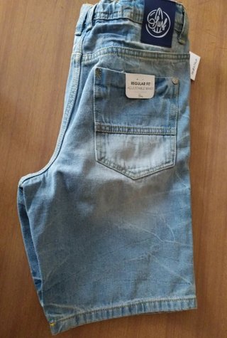 Pantaloncino jeans nuovo bimbo 9-10 anni