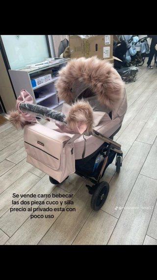 Carro Bebecar 2 piezas: cuco y silla