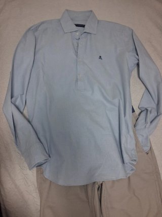 Camisa Scalpers azul hombre