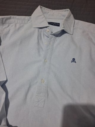 Camisa Scalpers azul hombre