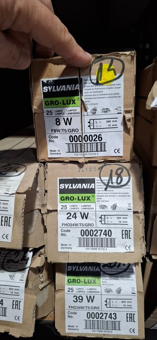 Lámpara T5 Fluorescente Sylvania GRO-LUX