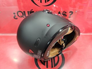 Casco Moto By City 90 Degrees Negro Mate