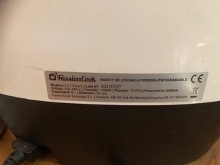 Robot Cocina Fusion cook + Accesorios