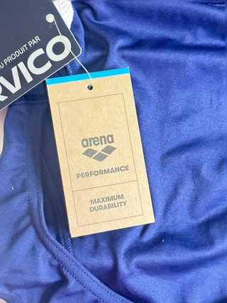 Traje baño Arena Solid Swim Tech High para mujer