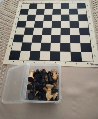 Tablero de ajedrez para principiantes.