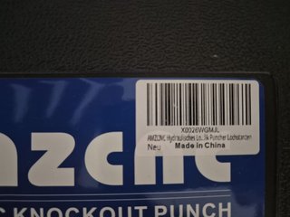Punzonadora hidráulica 8T AMZCNC kit completo