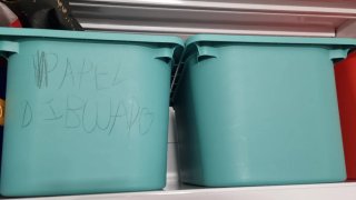 3 Cajas Plástico Kalax (Naranja y Turquesa)