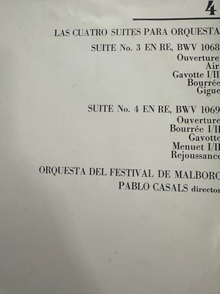 Vinilo Clásico: Bach - Conciertos de Brandeburgo