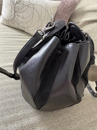 Bolso bombonera de Piel Negro Bimba y Lola Nuevo