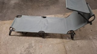 Tumbona Plegable Playa Gris