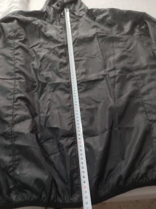 Chaqueta cortavientos impermeable con capucha XL