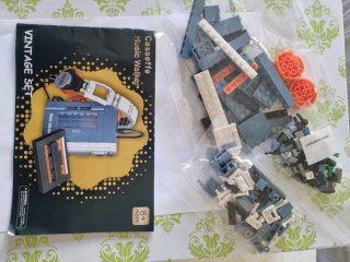 Walkman Cassette Lego Vintage Set