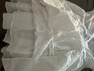 Vestido Desigual blanco talla única