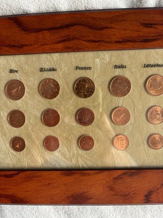 Marco Monedas 5 Céntimos Euro Varios Países