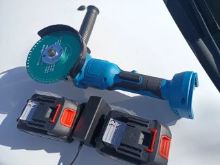 Amoladora Radial 125mm + 2 Baterías