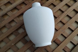 JARRÓN PEQUEÑO DE BARRO BLANCO nuevo