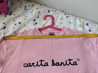 Sudadera Carita Bonita Rosa