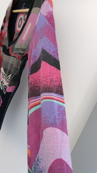 Maglia Desigual Patchwork & Farfalle tg. S