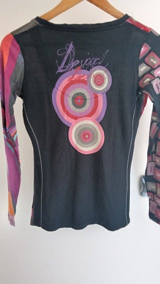 Maglia Desigual Patchwork & Farfalle tg. S