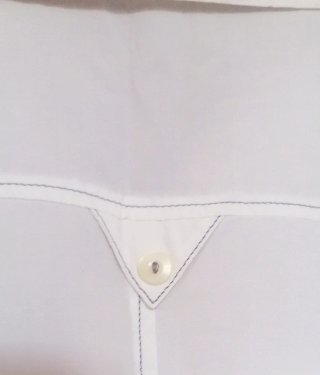 Camicia bianca senza maniche taglia L