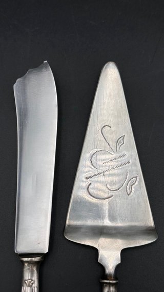 Set torta vintage argento placcato