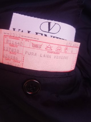 Valentino Blazer Lana Blu Tg 48 giacca lusso italy