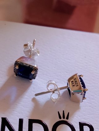 Pendientes Pandora Azul Medianoche