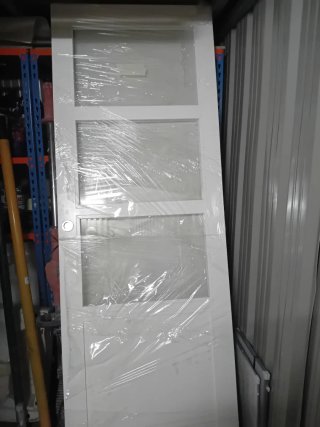Puertas de interior blancas con cristal