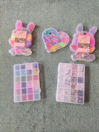 Set de Gomas y abalorios para Pulseras
